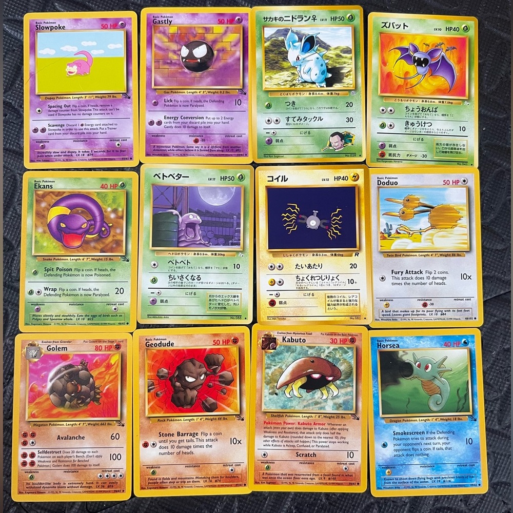 Japanese and American vintage Pokémon bundle